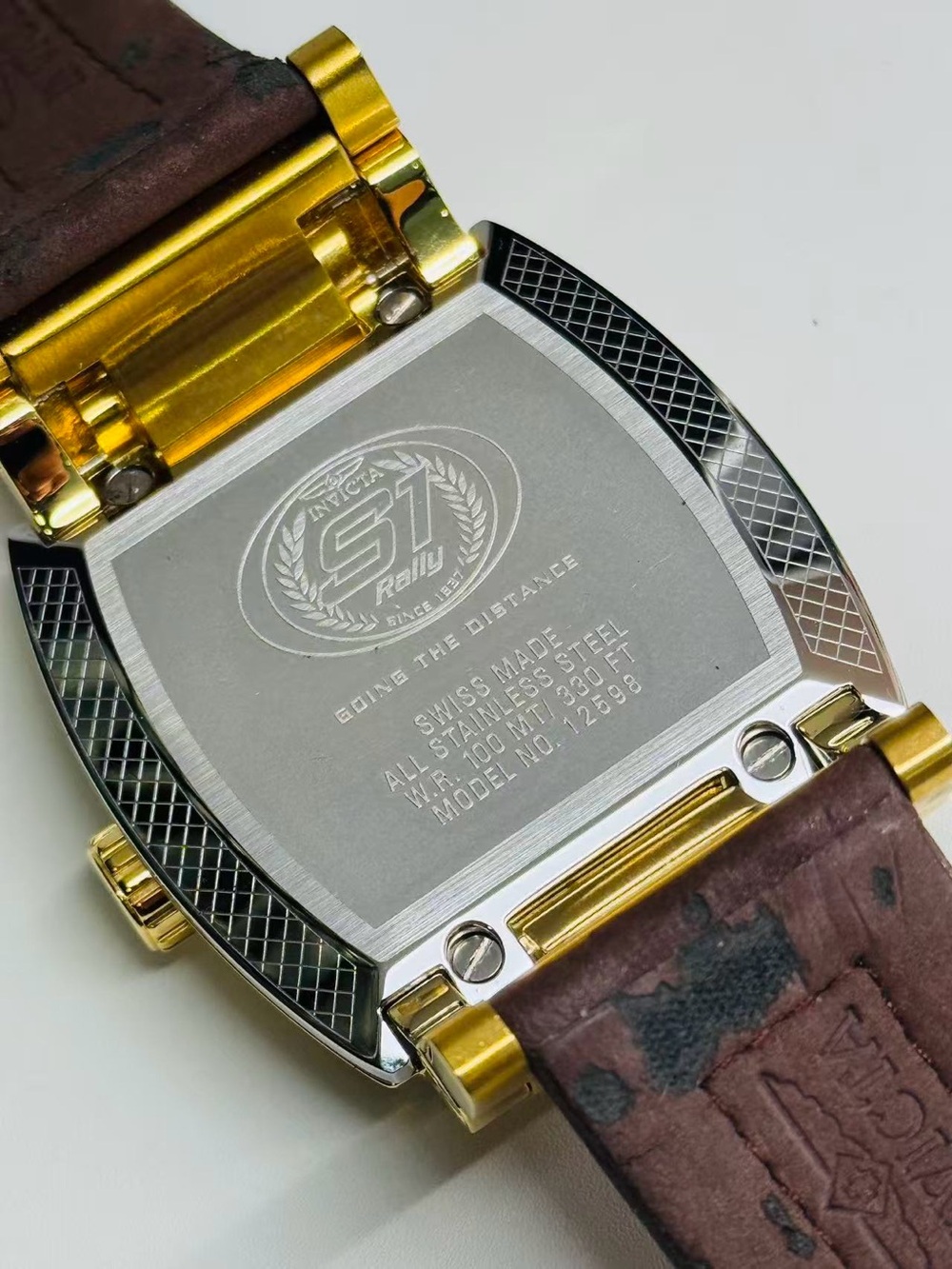 Invicta S1 Rally 12598 Men’s Swiss Made Quartz 41mm Watch New Battery Runs - Picture 8 of 12